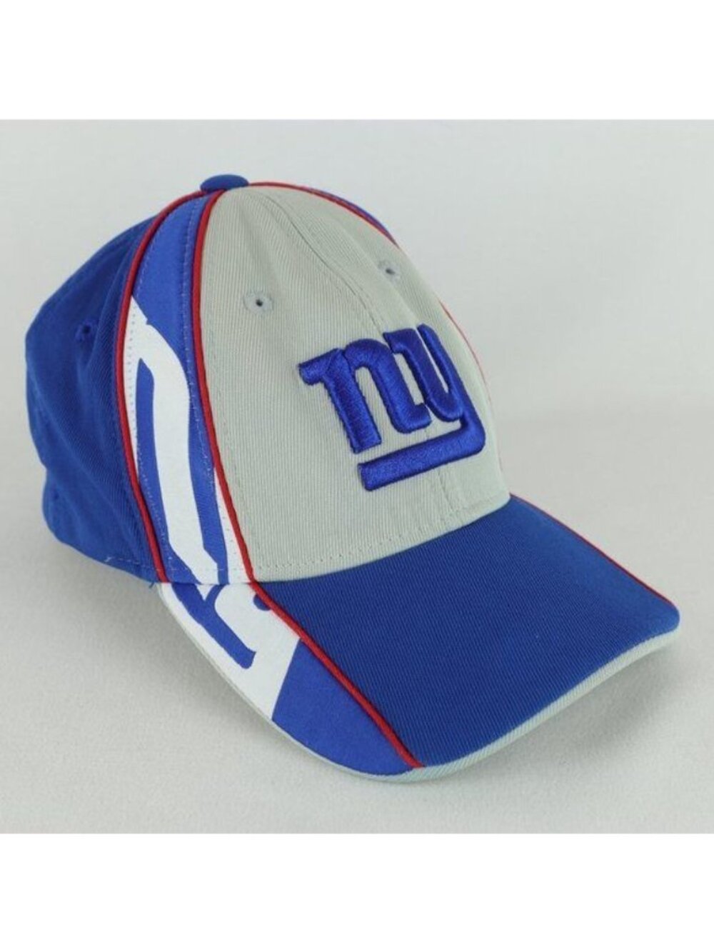 Reebok NFL Equipment NY Giants Unisex Adult Blue Gray 6 Panel Baseball Hat